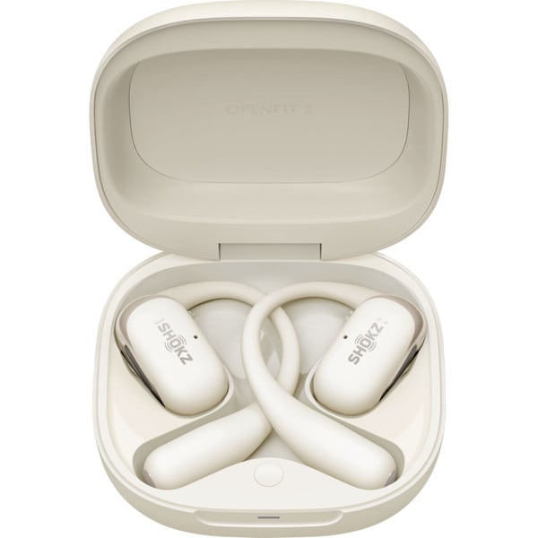Shokz OpenFit2 True Wireless Bone Conduction Earbuds - Beige